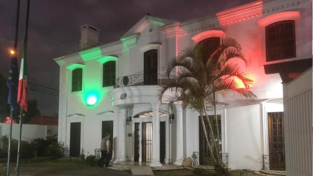 Fachada de la Embajada de Italia en Costa Rica, relacionada con la sentencia del Tribunal de Florencia a favor de Atlaslex