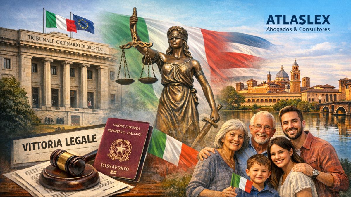 Sentenza del Tribunale di Brescia che riconosce la cittadinanza italiana a discendenti in Costa Rica grazie ad Atlaslex