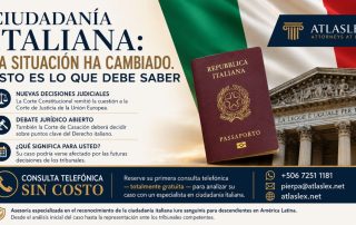 Ciudadanía italiana iure sanguinis: cambios tras el Decreto Tajani y la Ordenanza 147/2026 de la Corte Constitucional italiana.